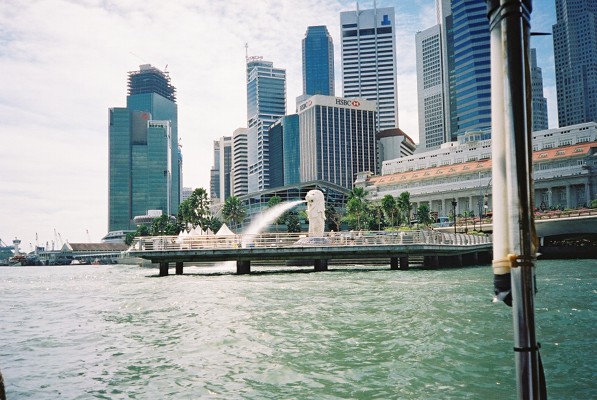 The Mer Lion, symbol of Singapore!