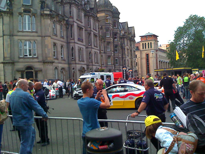 One day we left the flat to find a Moto-Cross Rally happening a few feet from our front door.