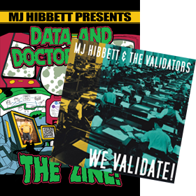 Zine cover with WE VALIDATE album